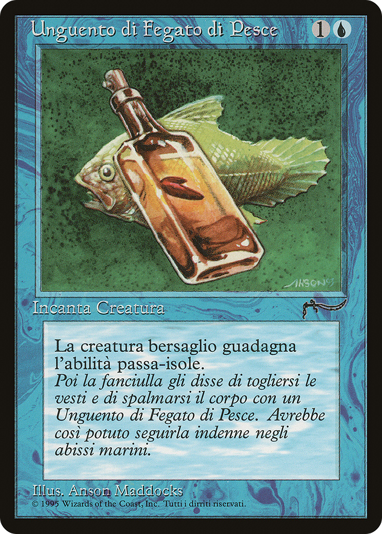 Fishliver Oil (Italian) "Unguento di Fegato di Pesce" (REN-026) [Rinascimento]
