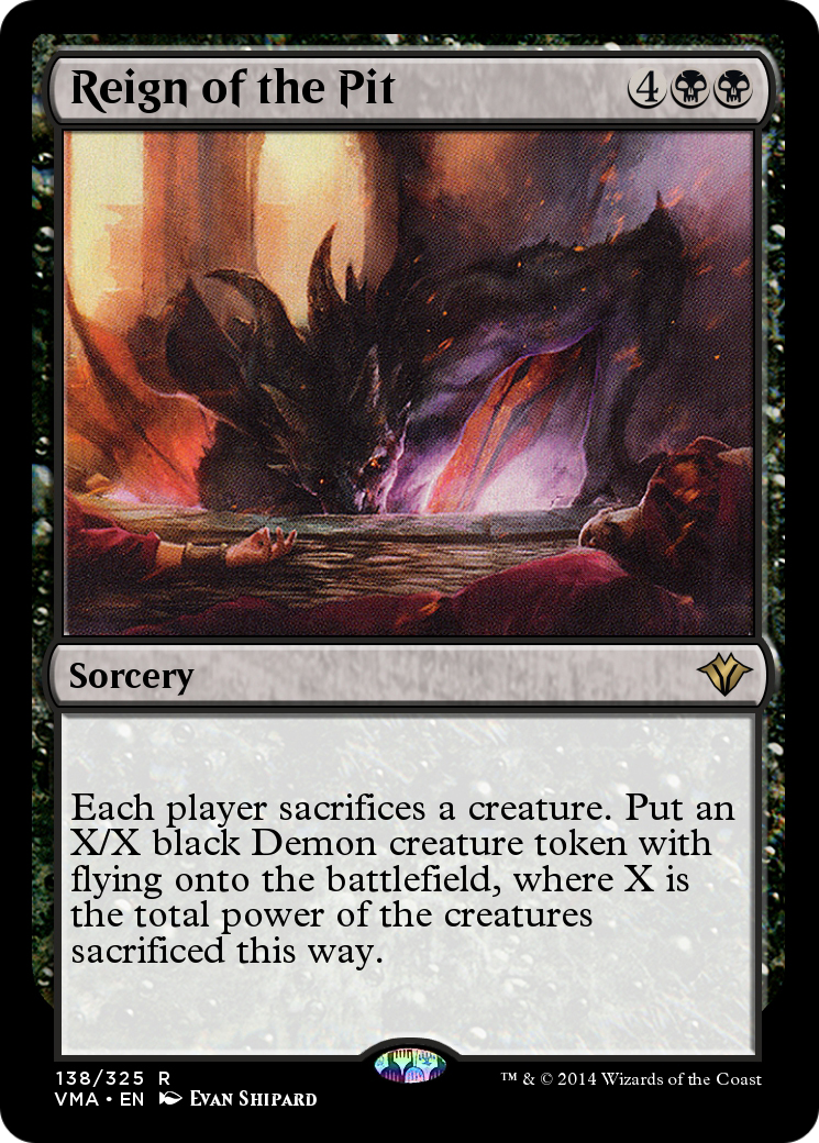 Reign of the Pit (VMA-138) [Vintage Masters] Foil