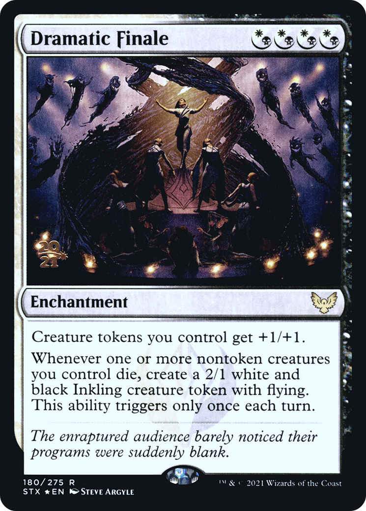 Dramatic Finale (PRE-180) [Strixhaven: School of Mages Promos] Foil