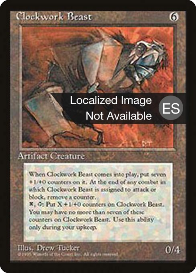 Clockwork Beast (4BB-307) [Fourth Edition Foreign Black Border]