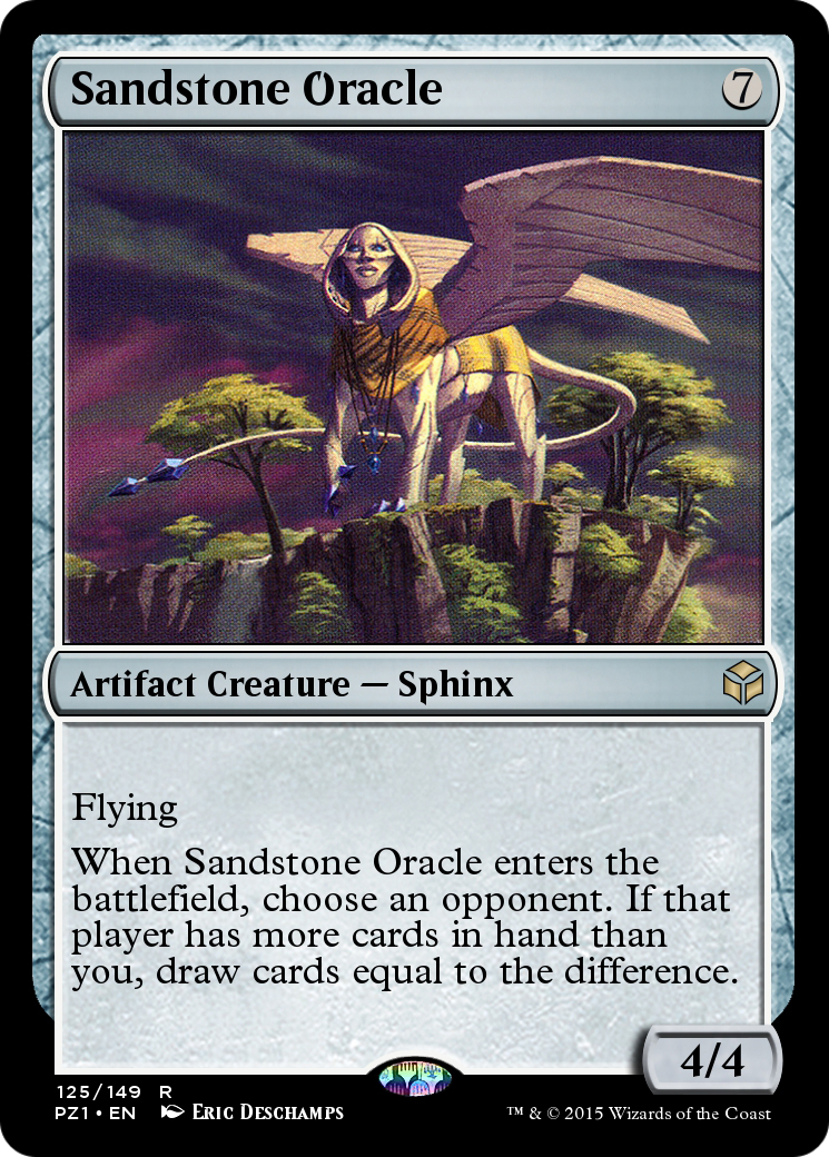 Sandstone Oracle (PZ1-125) [Legendary Cube Prize Pack] Foil