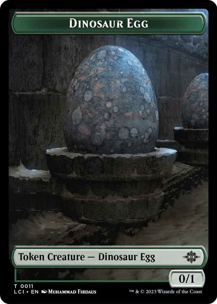 Dinosaur Egg (TLCI-011) [The Lost Caverns of Ixalan Tokens]