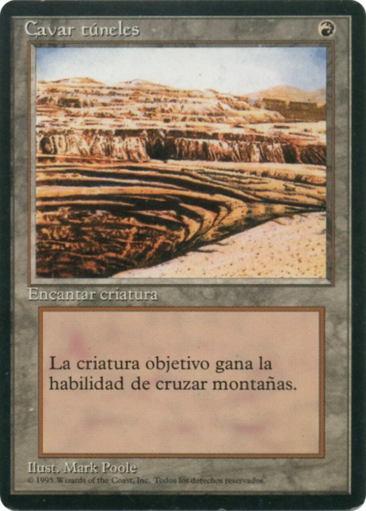 Burrowing (4BB-180) [Fourth Edition Foreign Black Border]