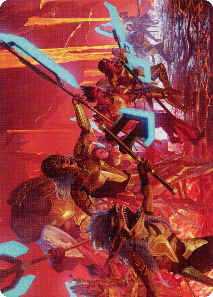 Roar of Resistance // Roar of Resistance (AONE-034) (Borderless) [Phyrexia: All Will Be One Art Series]