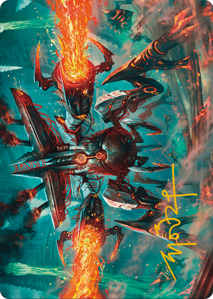Exterminator Magmarch // Exterminator Magmarch (AMH3-033) (Borderless) [Modern Horizons 3 Art Series]