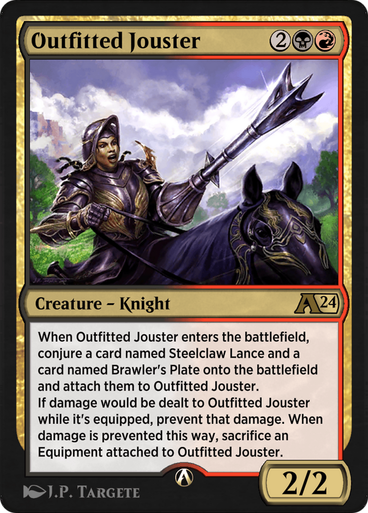 Outfitted Jouster (YWOE-022) [Alchemy: Wilds of Eldraine]