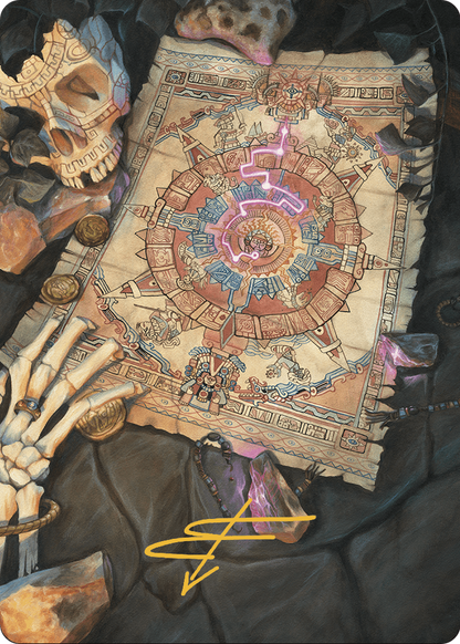 Map // Map (ALCI-068) (Borderless) [The Lost Caverns of Ixalan Art Series] Foil