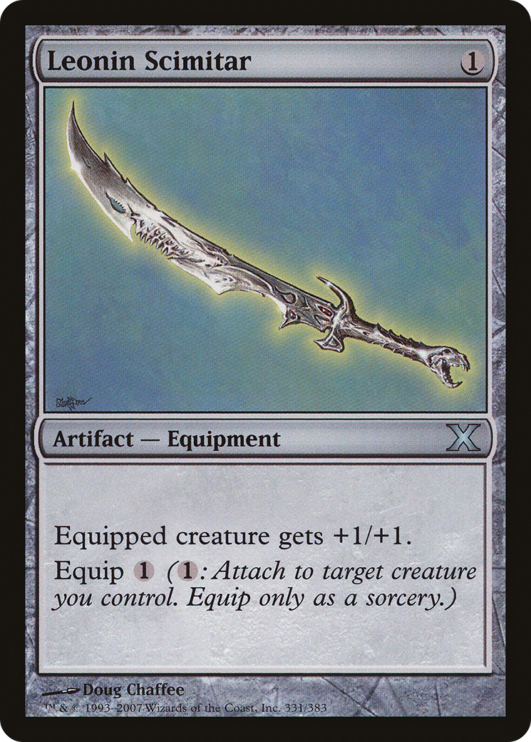 Leonin Scimitar (10E-331) [Tenth Edition]