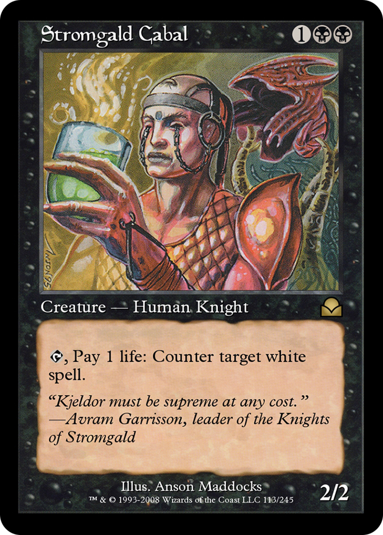 Stromgald Cabal (ME2-113) [Masters Edition II] Foil