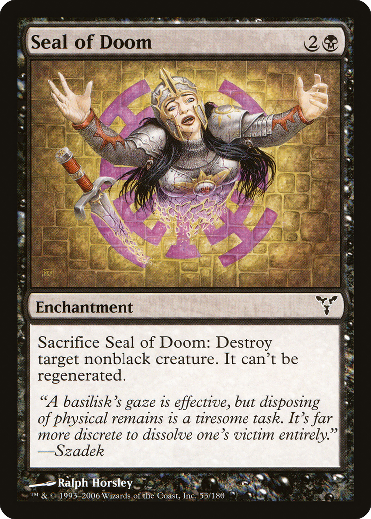 Seal of Doom [Dissension] Foil