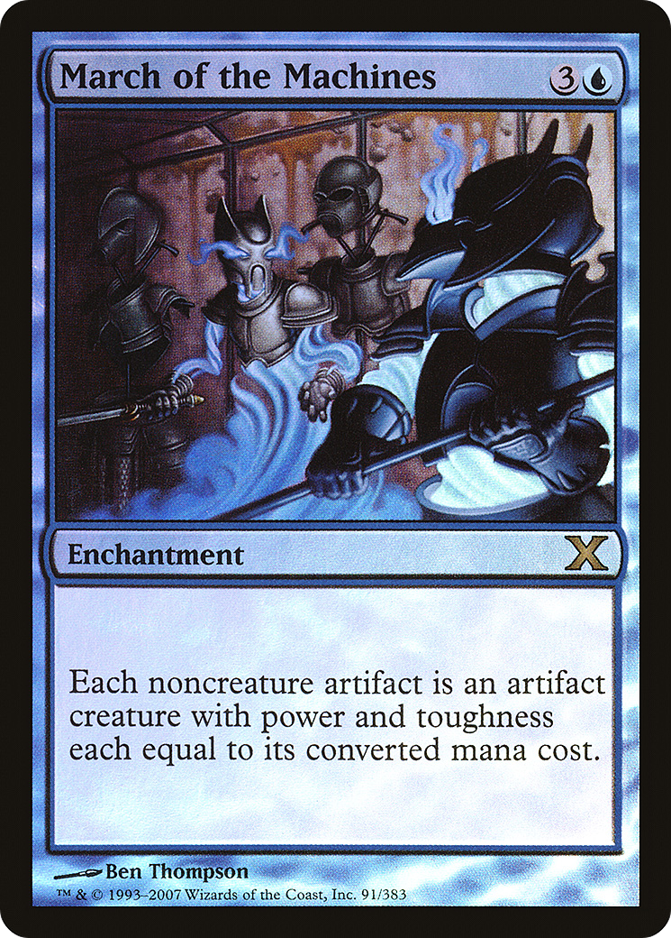 March of the Machines (10E-91★) [Tenth Edition] Foil