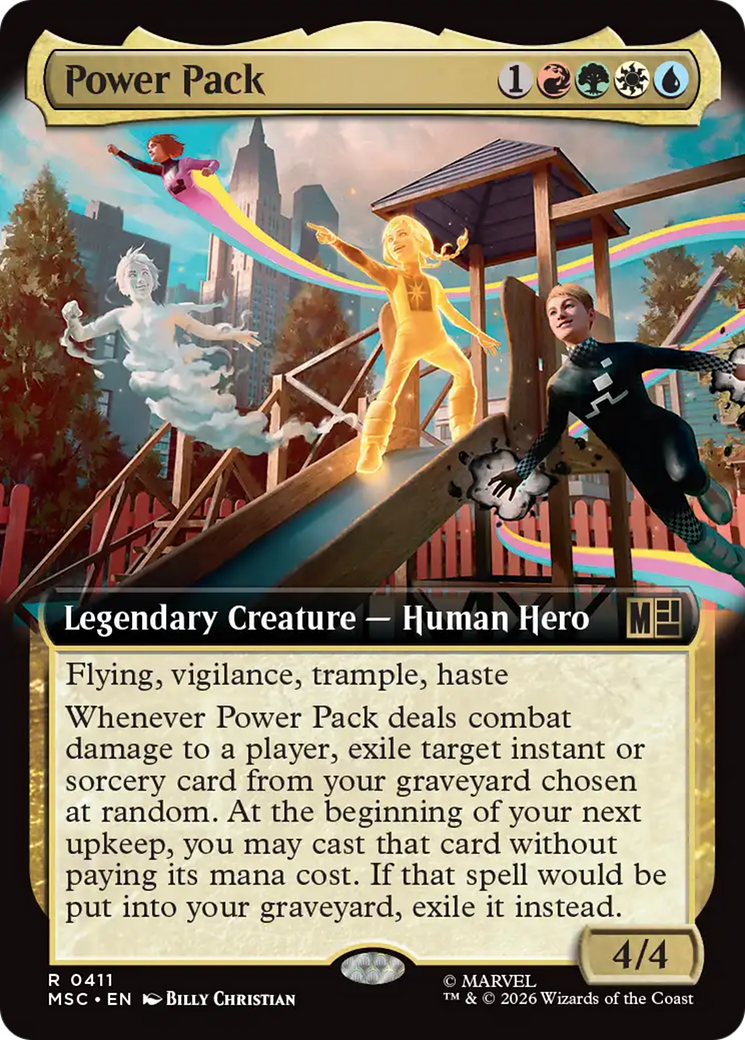Power Pack (Extended Art) [Marvel Super Heroes Commander]