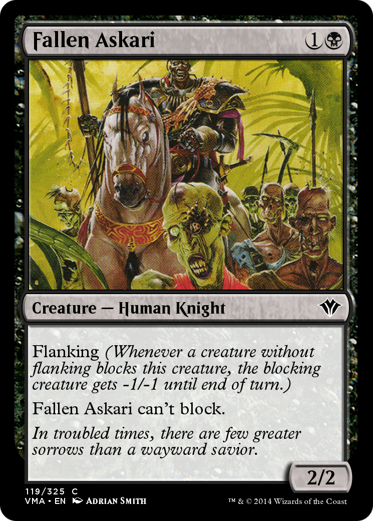Fallen Askari (VMA-119) [Vintage Masters]