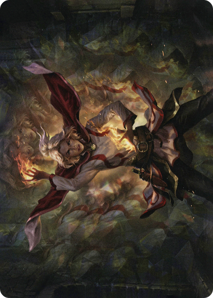 Delina, Wild Mage // Delina, Wild Mage (AAFR-031) (Borderless) [Adventures in the Forgotten Realms Art Series] Foil
