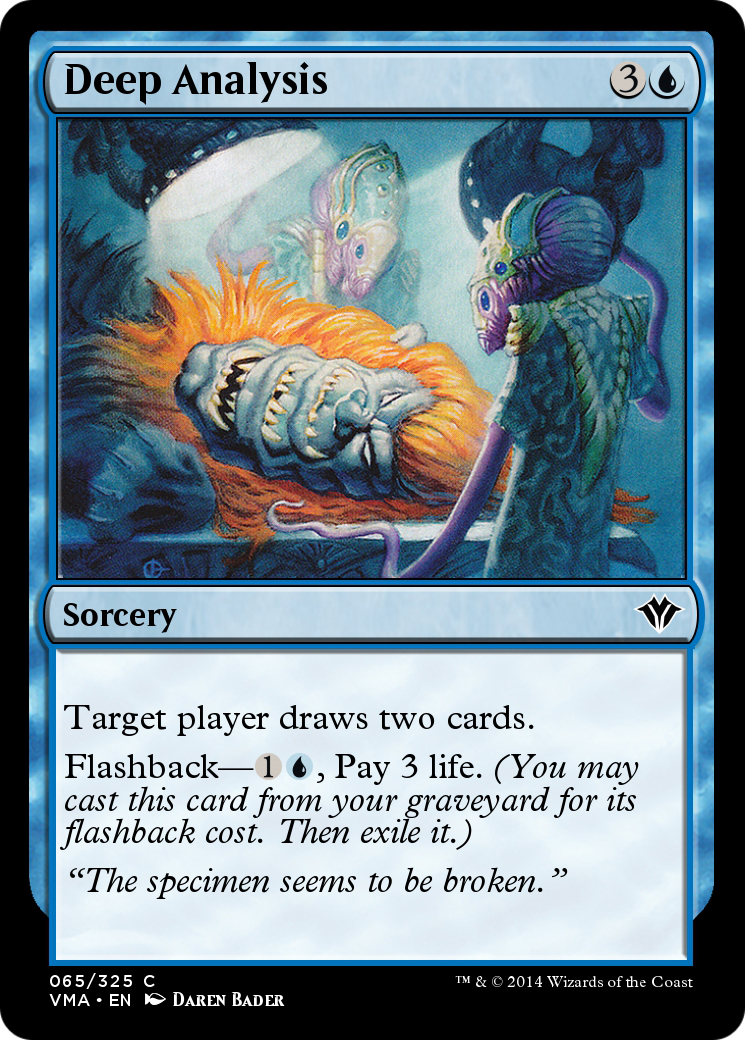 Deep Analysis (VMA-065) [Vintage Masters] Foil
