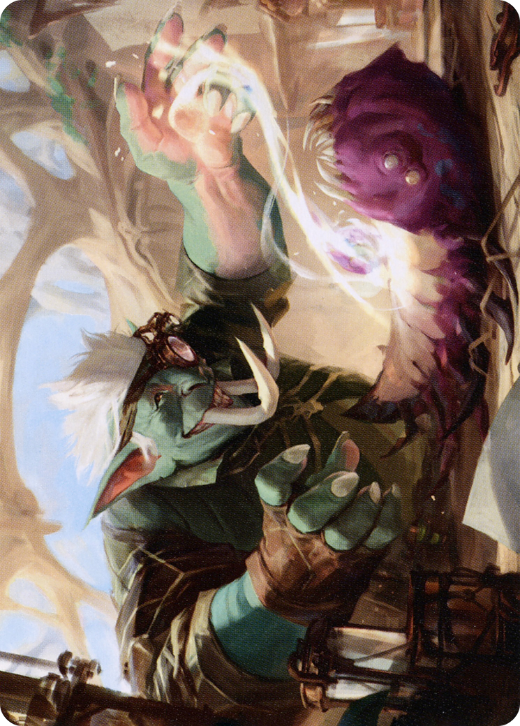 Novice Dissector // Novice Dissector (ASTX-009) (Borderless) [Strixhaven Art Series] Foil
