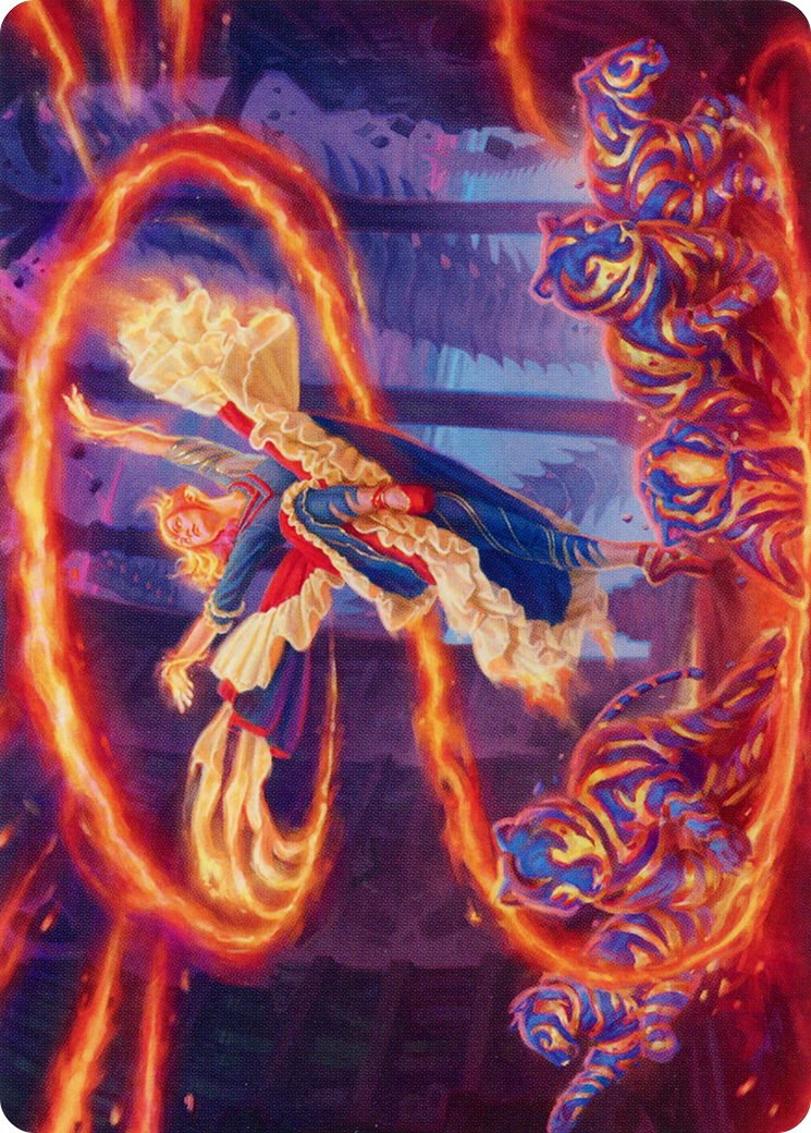 Joyful Stormsculptor // Joyful Stormsculptor (AMOM-049) (Borderless) [March of the Machine Art Series] Foil
