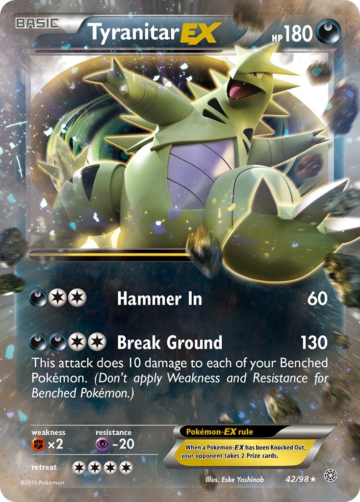 Tyranocif EX (42/98) [XY : Origines Antiques]