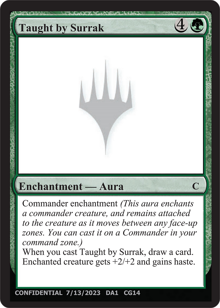 Taught by Surrak (UNK-CG14) [Unknown Event]