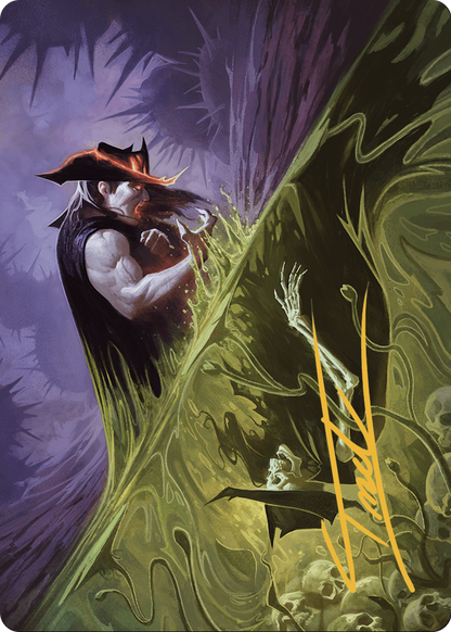 Pillage the Bog // Pillage the Bog (AOTJ-030) (Borderless) [Outlaws of Thunder Junction Art Series] Foil