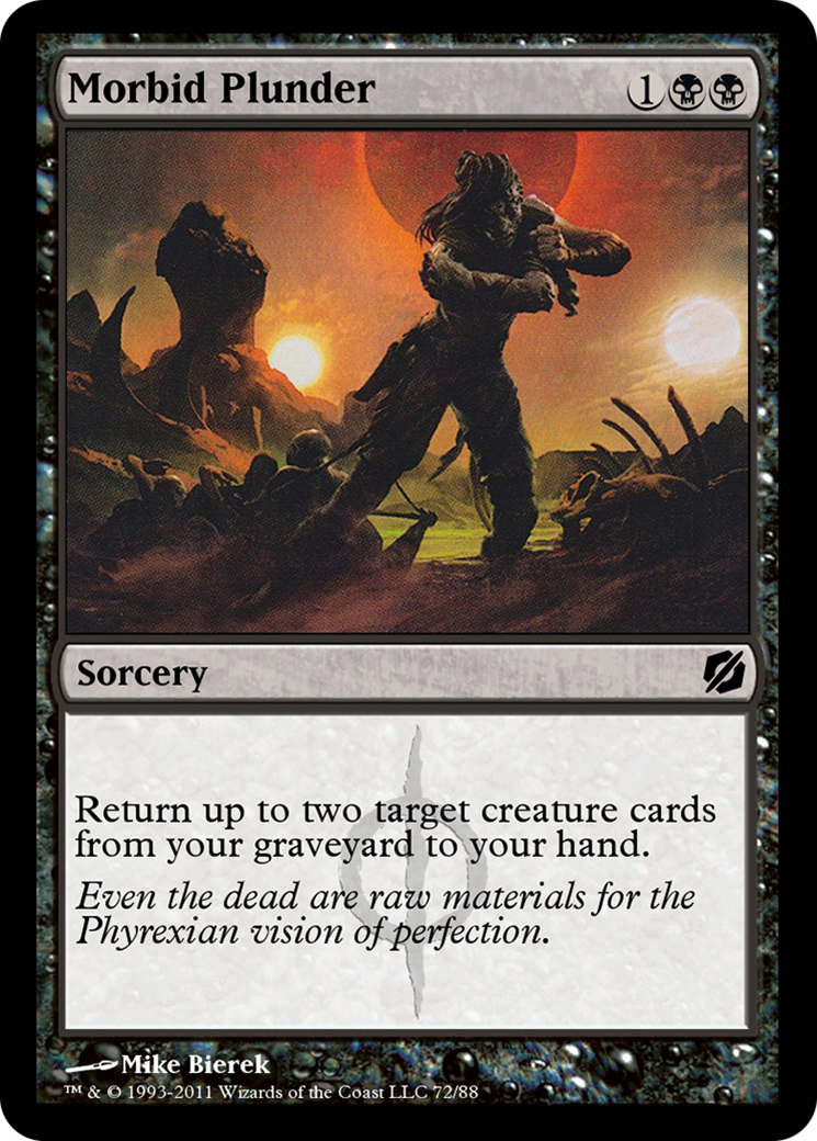 Morbid Plunder (TD2-072) [Duel Decks: Mirrodin Pure vs. New Phyrexia]