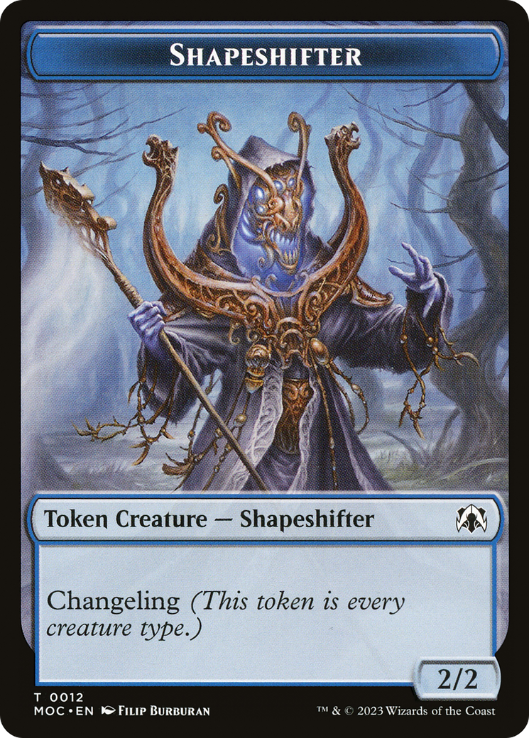 Shapeshifter (TMOC-012) [March of the Machine Commander Tokens]