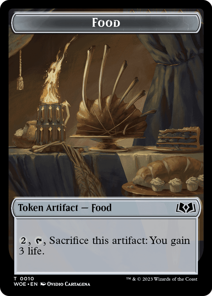 Food (TWOE-010) [Wilds of Eldraine Tokens] Foil
