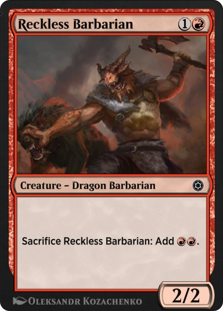 Reckless Barbarian (HBG-187) [Alchemy Horizons: Baldur's Gate]