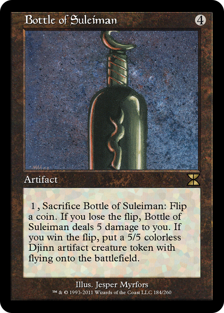 Bottle of Suleiman (ME4-184) [Masters Edition IV]