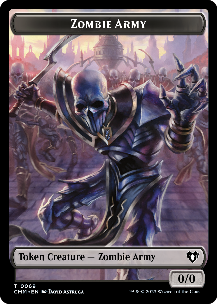 Zombie Army (TCMM-069) [Commander Masters Tokens]