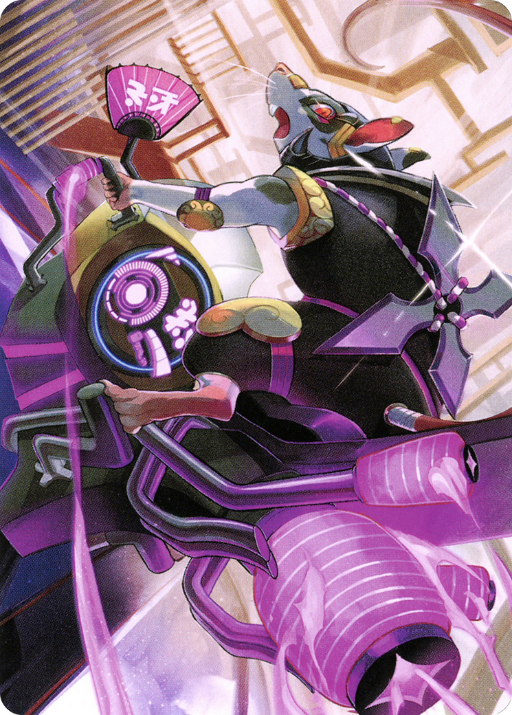 Nashi, Moon Sage's Scion // Nashi, Moon Sage's Scion (ANEO-059) (Borderless) [Neon Dynasty Art Series]