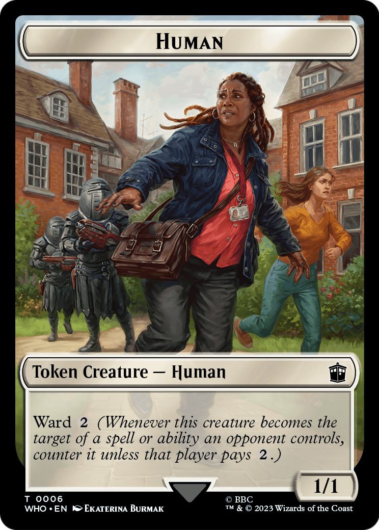 Human (TWHO-006) [Doctor Who Tokens]