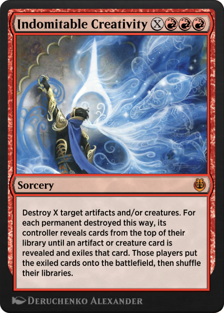 Indomitable Creativity (KLR-130) [Kaladesh Remastered]