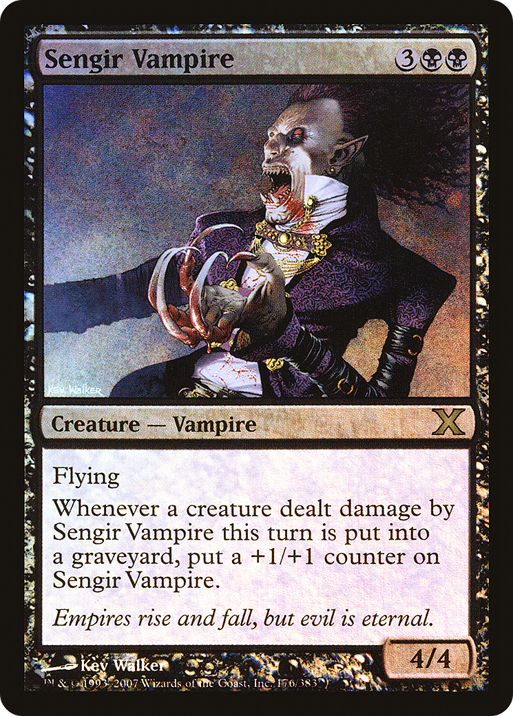 Sengir Vampire (10E-176★) [Tenth Edition] Foil