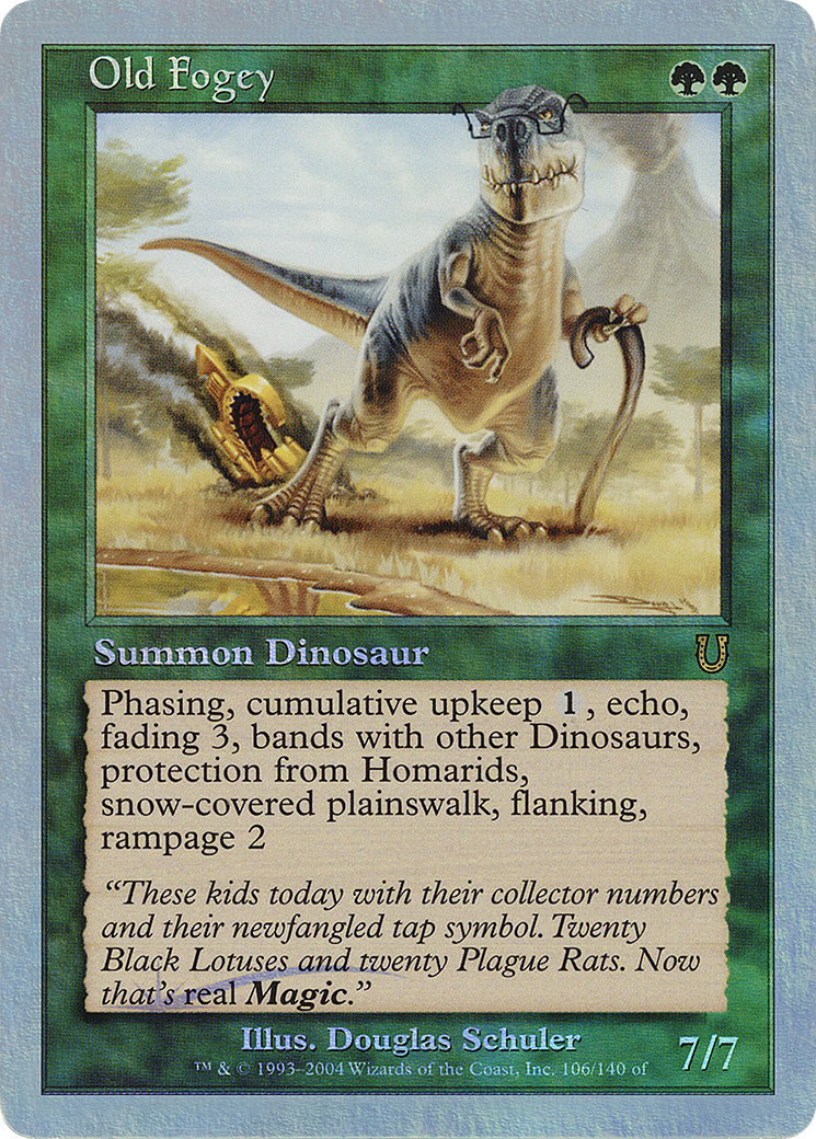 Old Fogey (UNH-106★) [Unhinged] Foil
