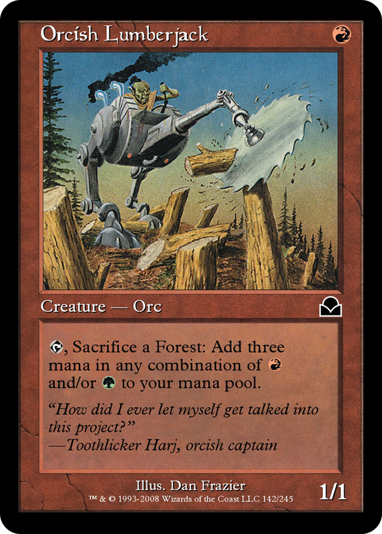 Orcish Lumberjack (ME2-142) [Masters Edition II]