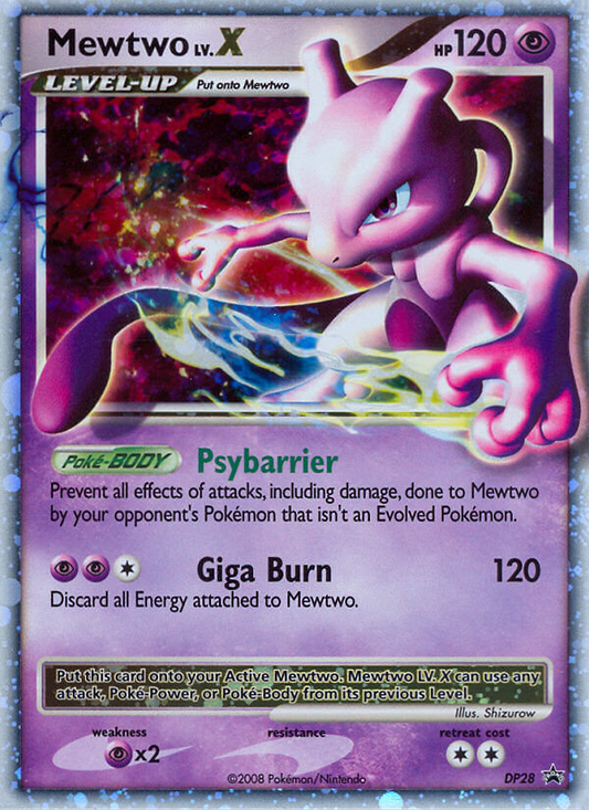Mewtwo LV.X (DP28) [Diamant & Perle : Cartes promo Étoile Noire]