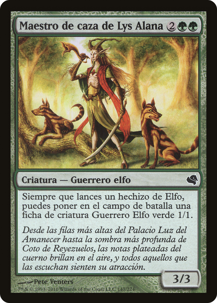 Lys Alana Huntmaster (Spanish) - "Maestro de caza de Lys Alana" (PS11-147) [Salvat 2011]