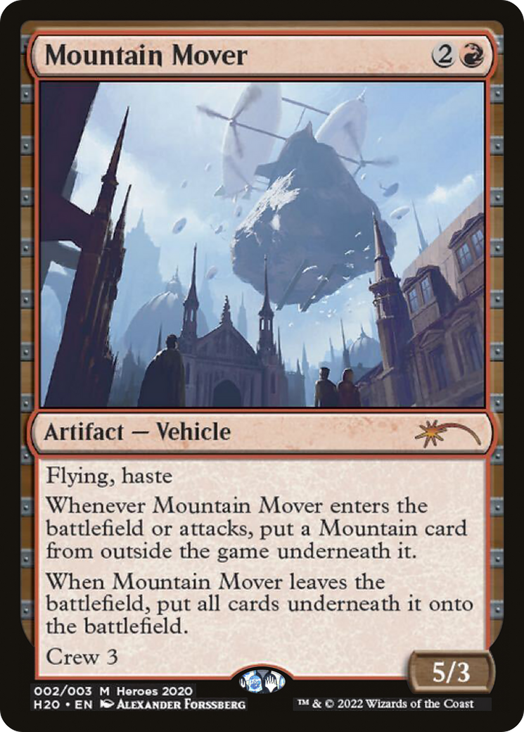Mountain Mover (HTR20-002) [2020 Heroes of the Realm] Foil