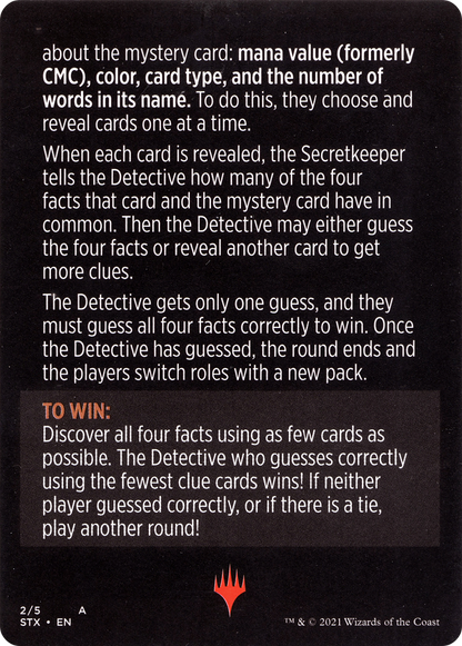 Booster Sleuth // Booster Sleuth (cont'd) (MSTX-002) [Strixhaven: School of Mages Minigames]