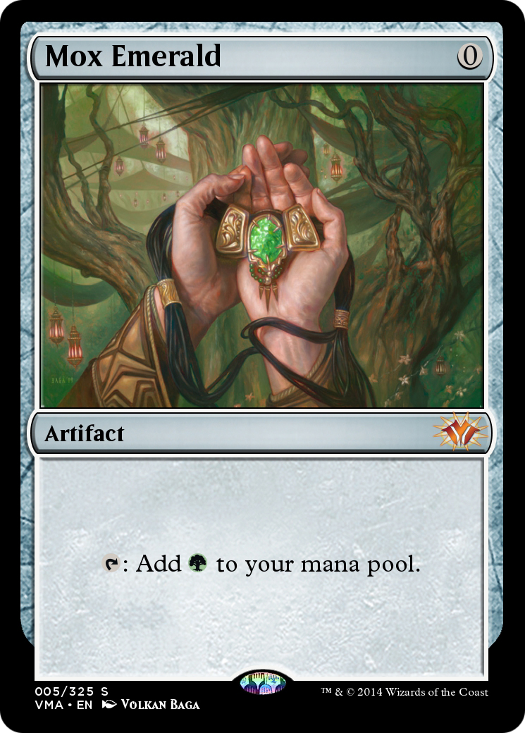 Mox Emerald (VMA-005) [Vintage Masters] Foil