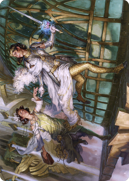 Daring Escape // Daring Escape (ASNC-018) (Borderless) [New Capenna Art Series] Foil