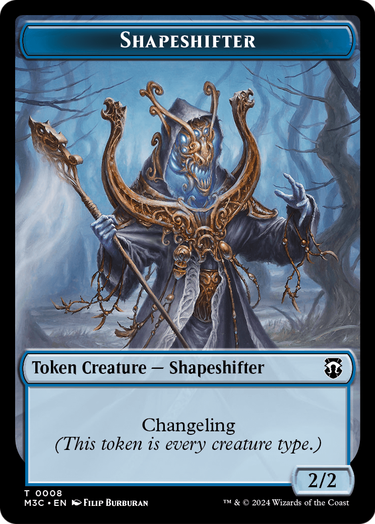 Shapeshifter (TM3C-008) [Modern Horizons 3 Commander Tokens] Foil