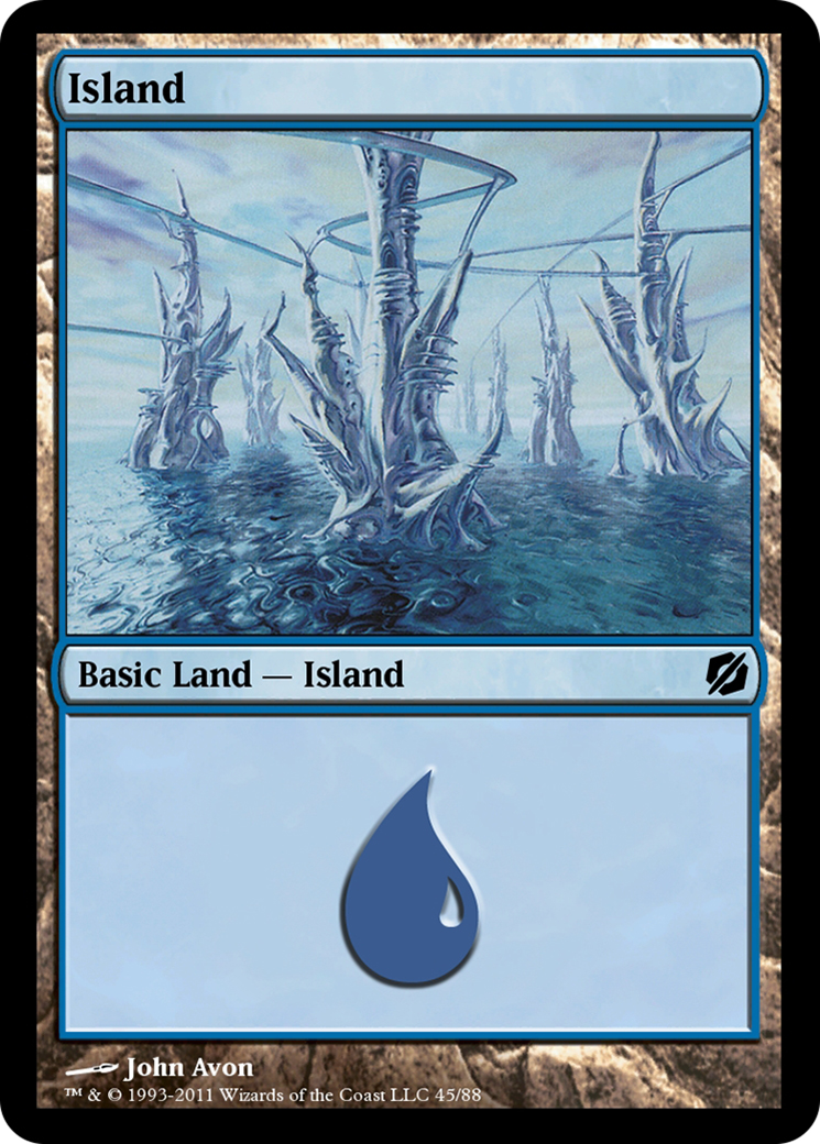 Island (TD2-045) [Duel Decks: Mirrodin Pure vs. New Phyrexia]