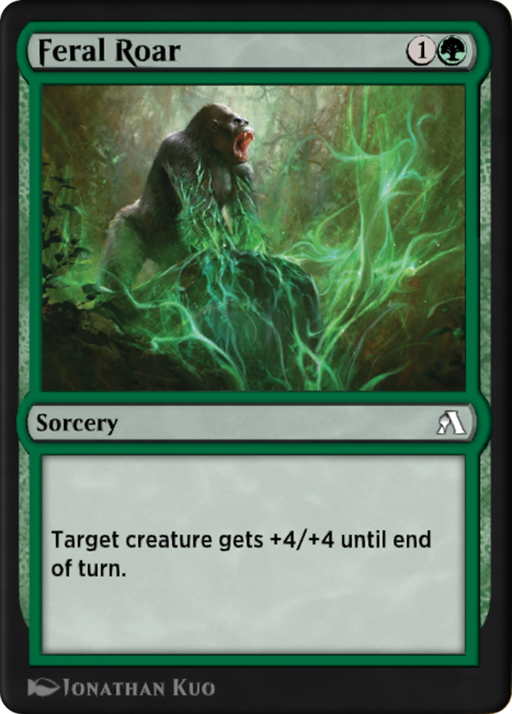 Feral Roar (OANA-046) [Arena New Player Experience Cards]