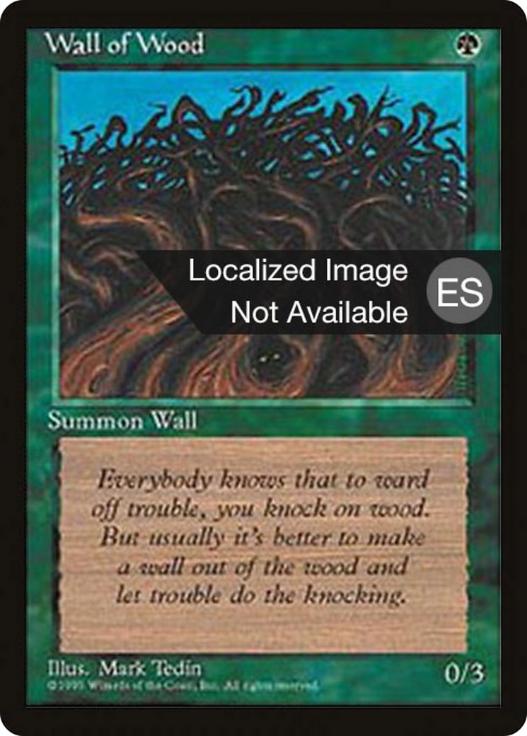 Wall of Wood (4BB-284) [Fourth Edition Foreign Black Border]
