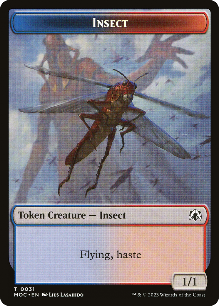 Insect (TMOC-031) [March of the Machine Commander Tokens]