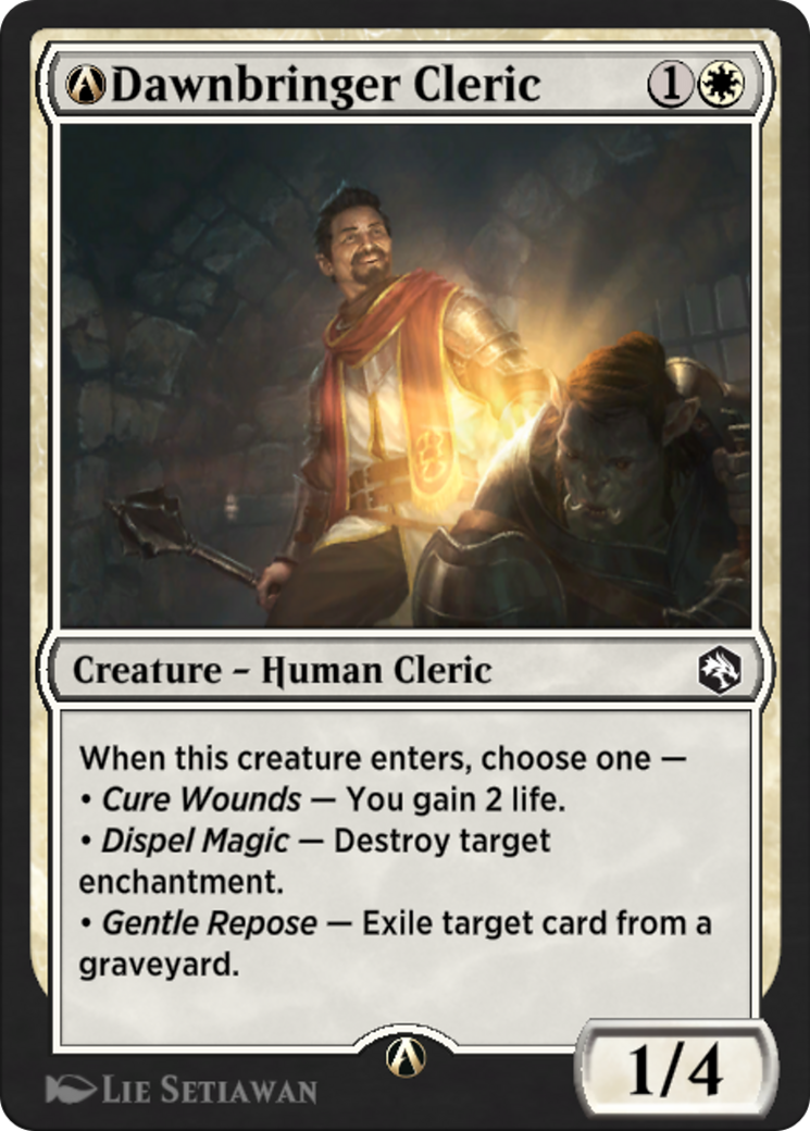 A-Dawnbringer Cleric (AFR-A-9) [Adventures in the Forgotten Realms]