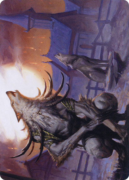 Lord of the Ulvenwald // Lord of the Ulvenwald (AMID-064) (Borderless) [Midnight Hunt Art Series]
