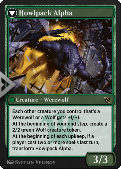Mayor of Avabruck // Howlpack Alpha (SIS-053) [Shadows of the Past]